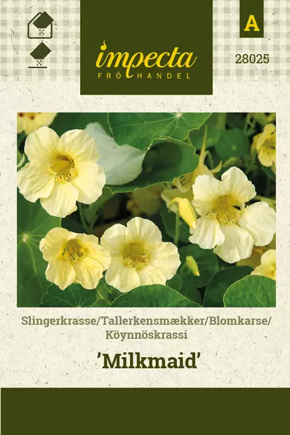 Köynnöskrassi Milkmaid - Kukkien ja koristeheinien siemenet - 7332756280256 - 1