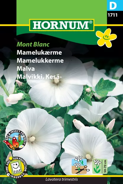 Malvikki, Kesä- Mont Blanc - Kukkien ja koristeheinien siemenet - 5708787017116 - 0