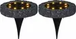 Noor Lawnlight Solar-spotti 2 kpl/pkt - Kasvilamput ja -valaisimet - 7391482057266 - 1