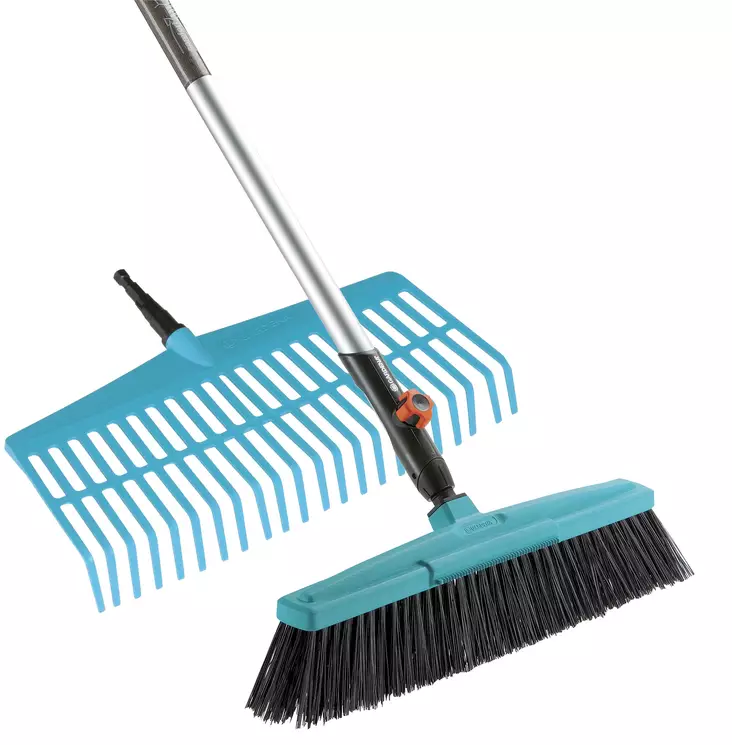 Gardena CS-lehtiharava+käytäväharja sett - Puutarhatarvikkeet - 4078500308106 - 1