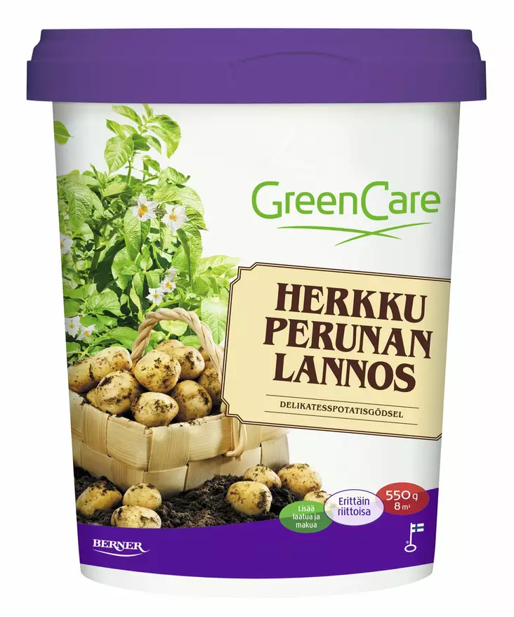 GreenCare Herkkuperunalannos 550 g - Puutarhalannoitteet ja kalkit - 6414504975896 - 1