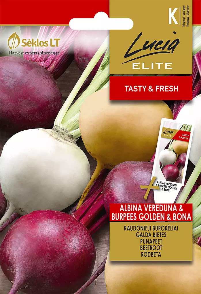 PUNAJUURI ELITE ALBINA VEREDUNA*BURPEES - Vihannesten ja yrttien siemenet - 4770168106666 - 0