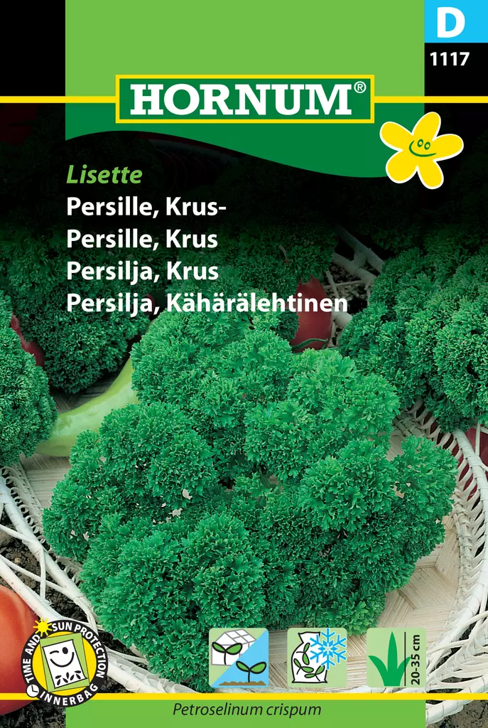 Persilja, Kähärälehtinen Lisette - Vihannesten ja yrttien siemenet - 5708787011176 - 0