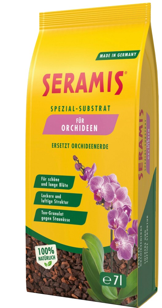 Seramis Savirouhe orkideoille 7 litraa - Erikoismullat ja kompostointi - 4260376730086 - 1
