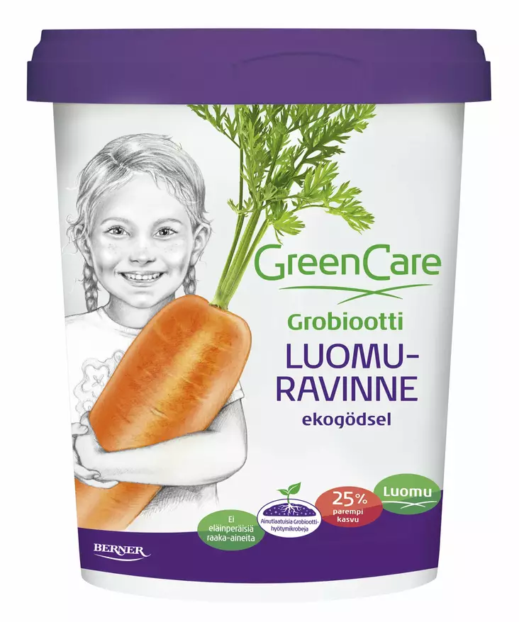 GC Luomuravinne syötäville kasveille 0,5 - Puutarhalannoitteet ja kalkit - 6414505052626 - 1