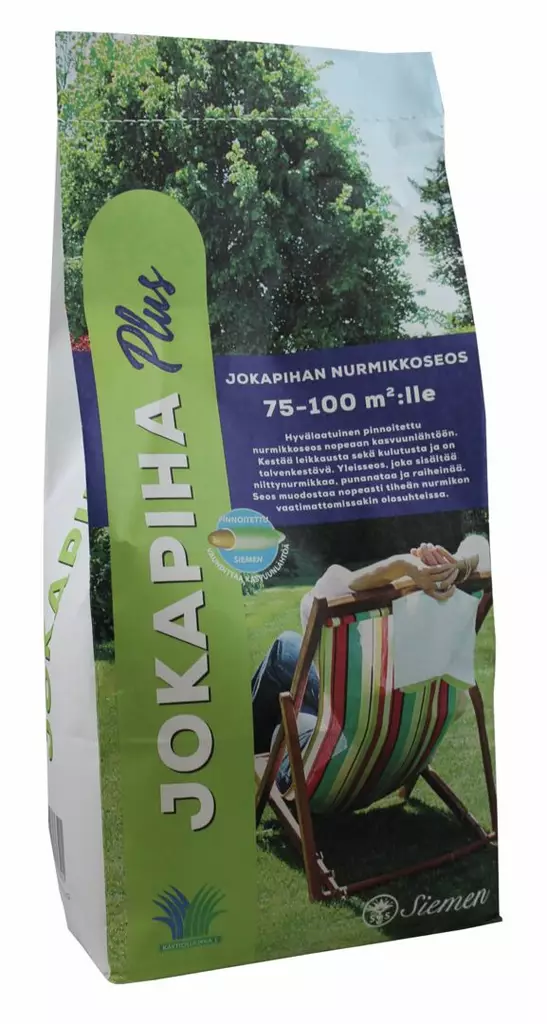 Jokapiha Plus Nurmikkoseos 10 kg - Nurmikon siemenet - 6415152803456 - 1