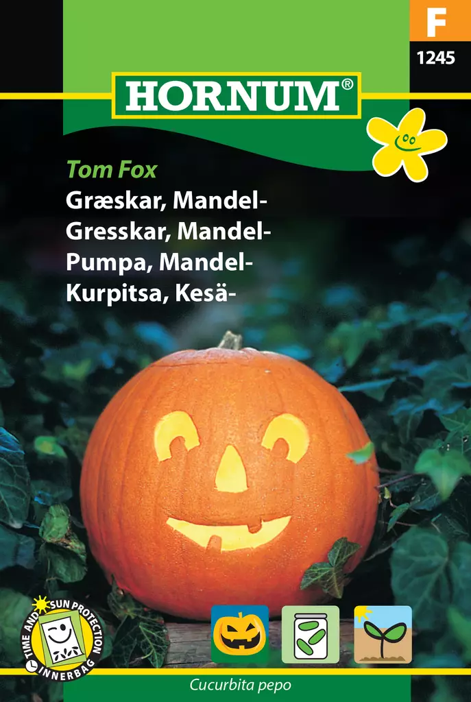 Kurpitsa, Kesä- Tom Fox - Vihannesten ja yrttien siemenet - 5708787012456 - 0