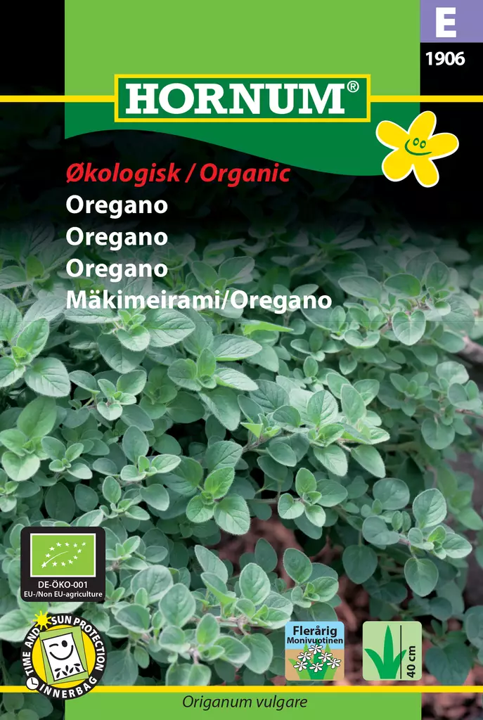 Mäkimeirami/Oregano Luomu - Vihannesten ja yrttien siemenet - 5708787019066 - 0