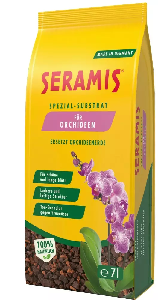 Seramis Savirouhe orkideoille 7 litraa - Erikoismullat ja kompostointi - 4260376730086 - 1