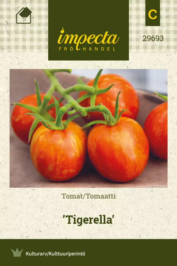 Tomaatti Tigerella - Vihannesten ja yrttien siemenet - 7332756296936 - 0