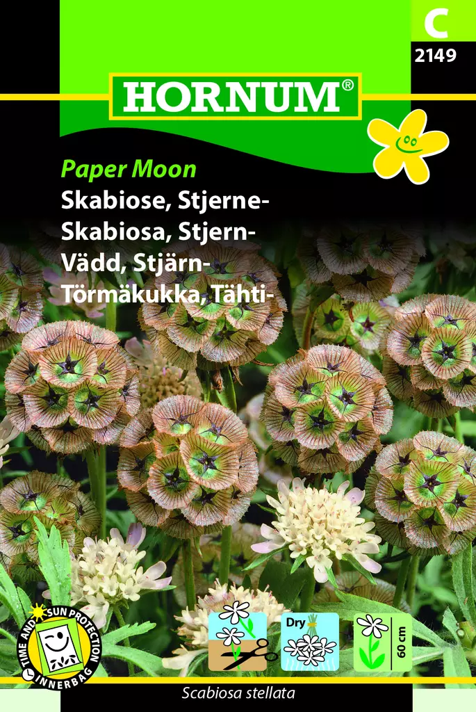 Törmäkukka, Tähti- Paper Moon - Kukkien ja koristeheinien siemenet - 5708787021496 - 3