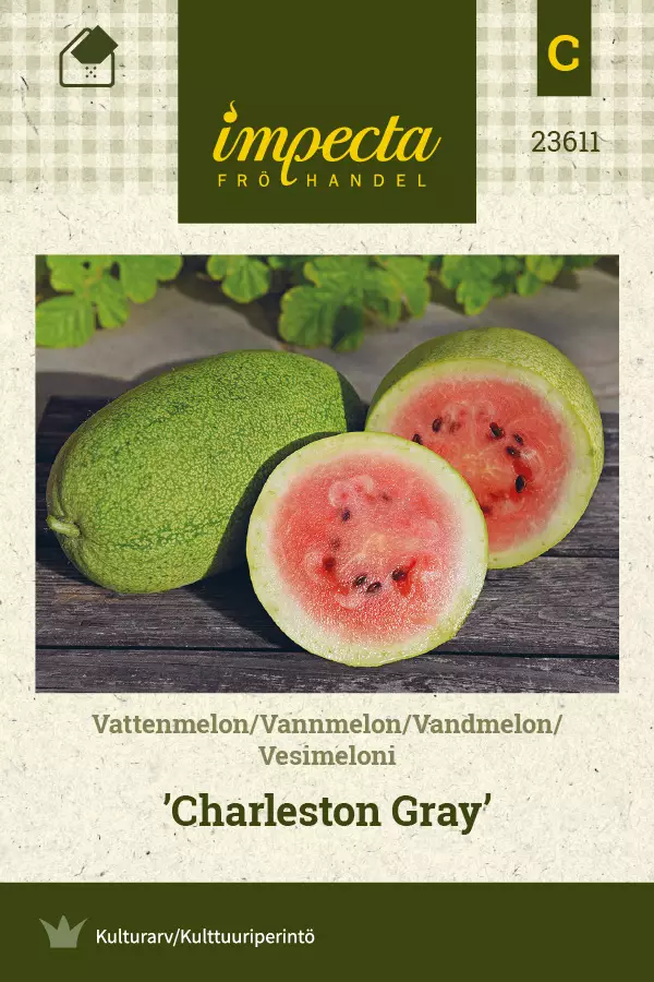 Vesimeloni Charleston Gray - Vihannesten ja yrttien siemenet - 7332756236116 - 0