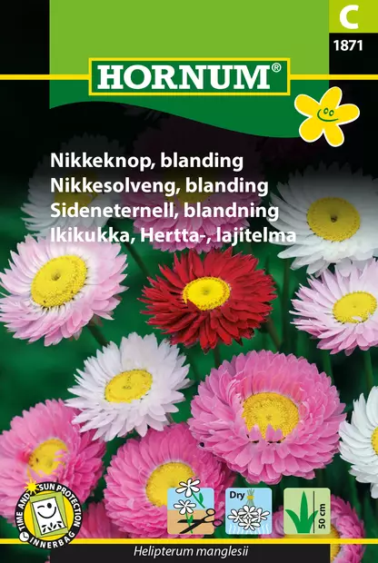 Ikikukka, Hertta-, lajitelma - Kukkien ja koristeheinien siemenet - 5708787018717 - 0