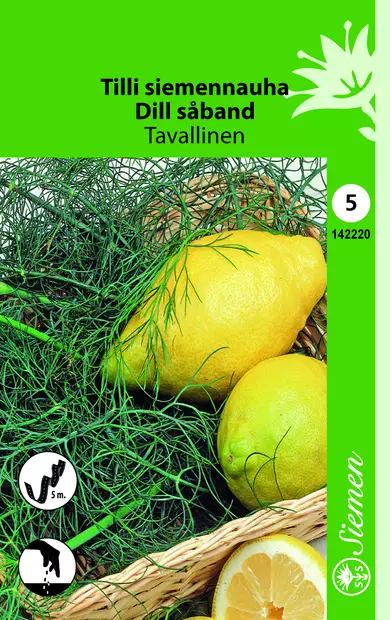 Siemennauha tilli tavallinen - Vihannesten ja yrttien siemenet - 6415151422207 - 1