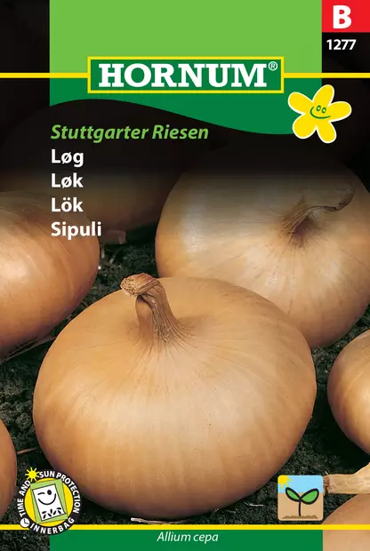 Sipuli Stuttgarter Riesen - Vihannesten ja yrttien siemenet - 5708787012777 - 0