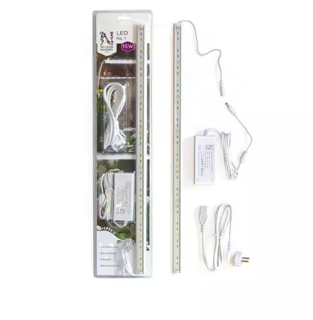 Kasvivalo LED No.1 60 cm 15W+muuntaja - Kasvilamput ja -valaisimet - 7312600055667 - 2