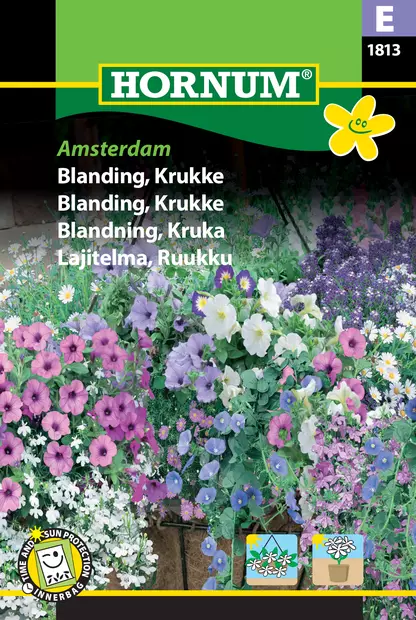 Lajitelma, Ruukku Amsterdam - Kukkien ja koristeheinien siemenet - 5708787018137 - 0