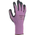 Hanskat Comfort koko 8 lila/musta - Puutarhahanskat - 7312600272637 - 1