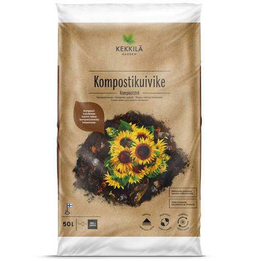 Kekkilä Kompostikuivike 50 l - Erikoismullat ja kompostointi - 6433000006187 - 2