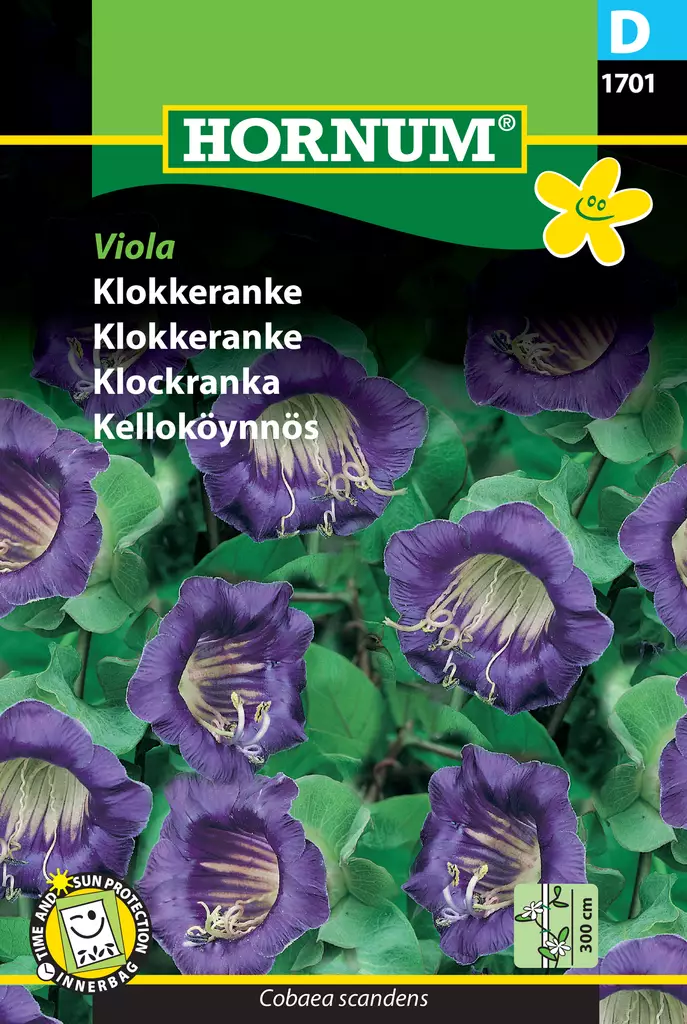 Kelloköynnös Viola - Kukkien ja koristeheinien siemenet - 5708787017017 - 0
