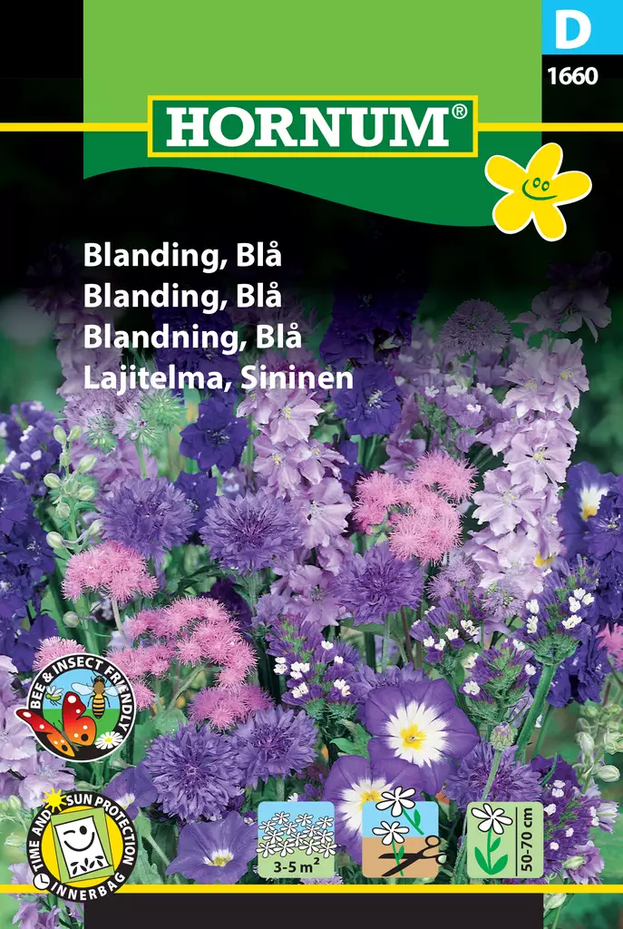 Lajitelma, Sininen - Kukkien ja koristeheinien siemenet - 5708787016607 - 0