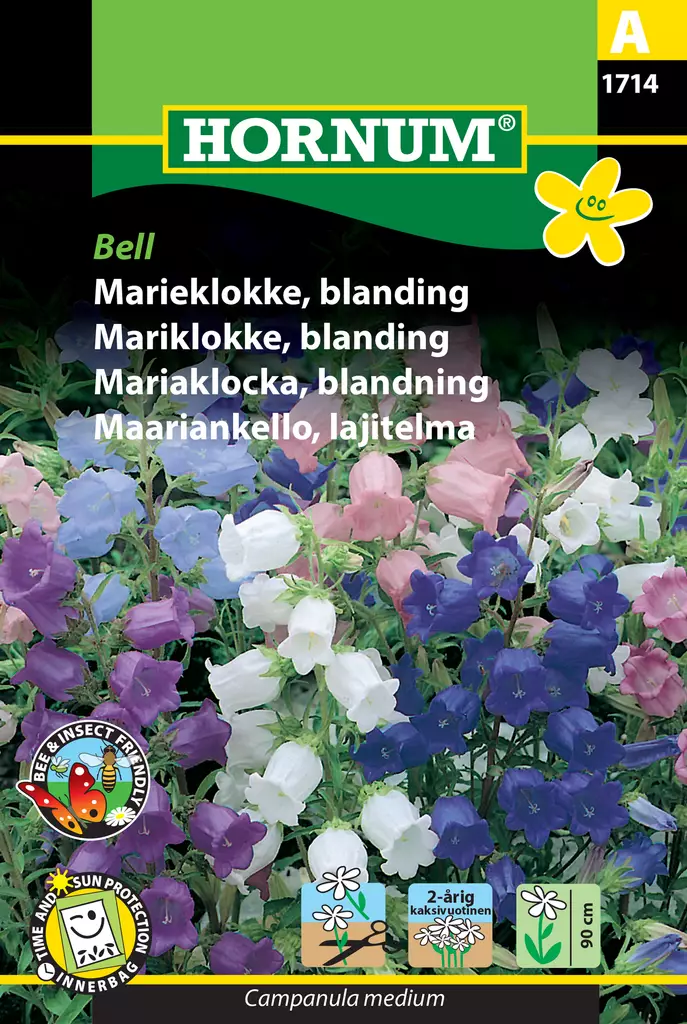 Maariankello, lajitelma Bell - Kukkien ja koristeheinien siemenet - 5708787017147 - 0