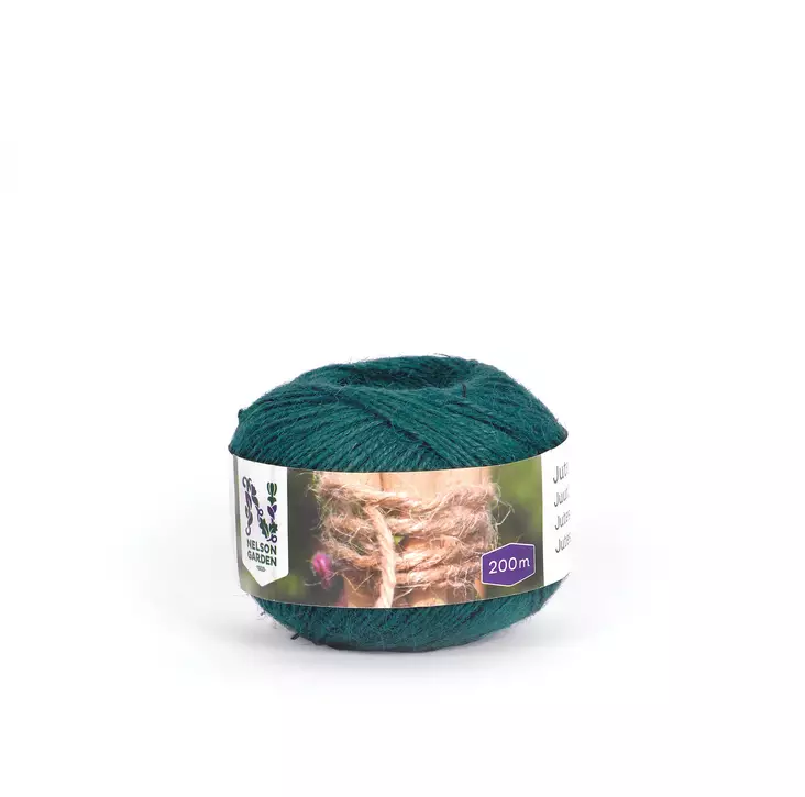 Naru juutti 200 m vihreä - Kasvien kiinnitys ja tuenta - 7312600062177 - 1