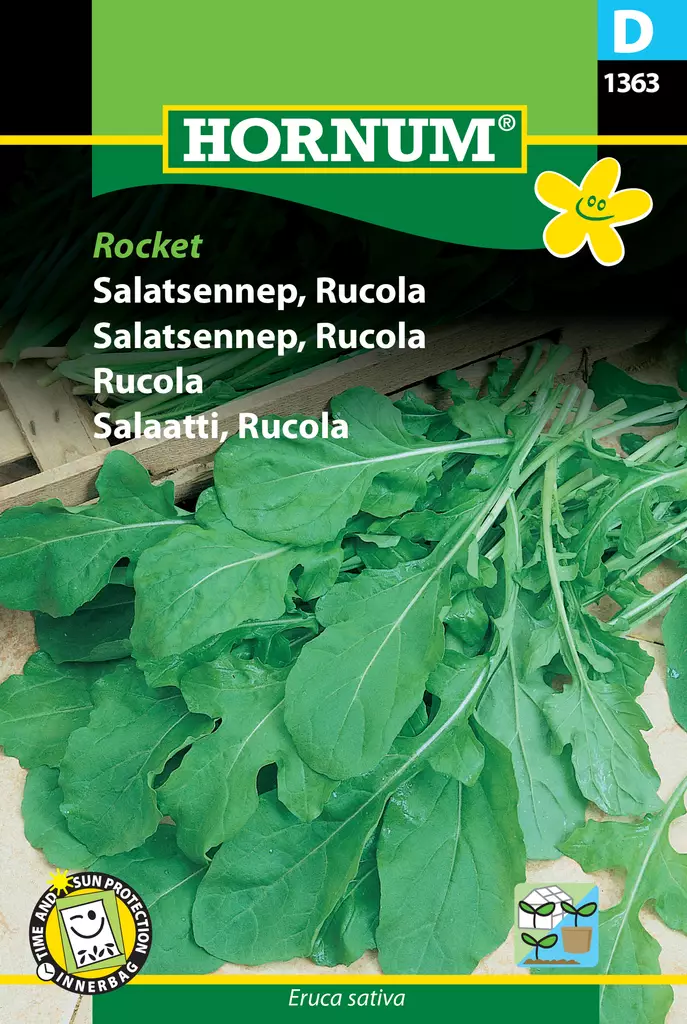 Salaatti, Rucola Rocket - Vihannesten ja yrttien siemenet - 5708787013637 - 0