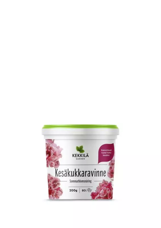Kekkilä Kesäkukkaravinne 200 g - Puutarhalannoitteet ja kalkit - 6433000610087 - 3