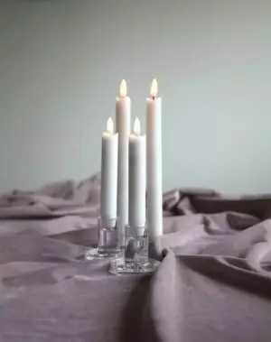 LED-antiikkikynttilä Flamme 2 kpl/pkt - Kynttilät - 7391482034977 - 1