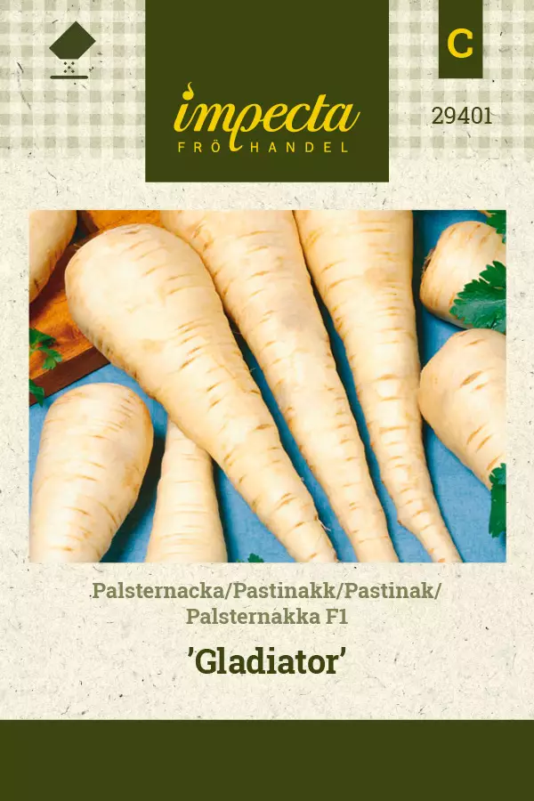 Palsternakka F1 Gladiator - Vihannesten ja yrttien siemenet - 7332756294017 - 0