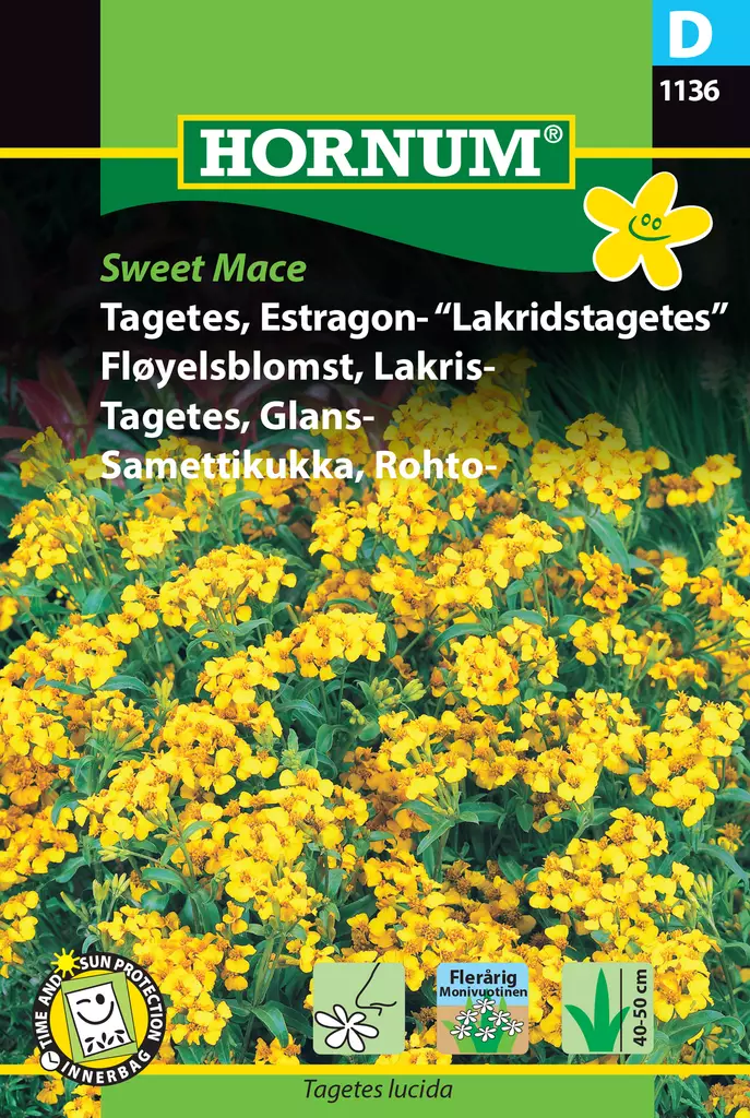Samettikukka, Rohto- Sweet Mace - Vihannesten ja yrttien siemenet - 5708787011367 - 0