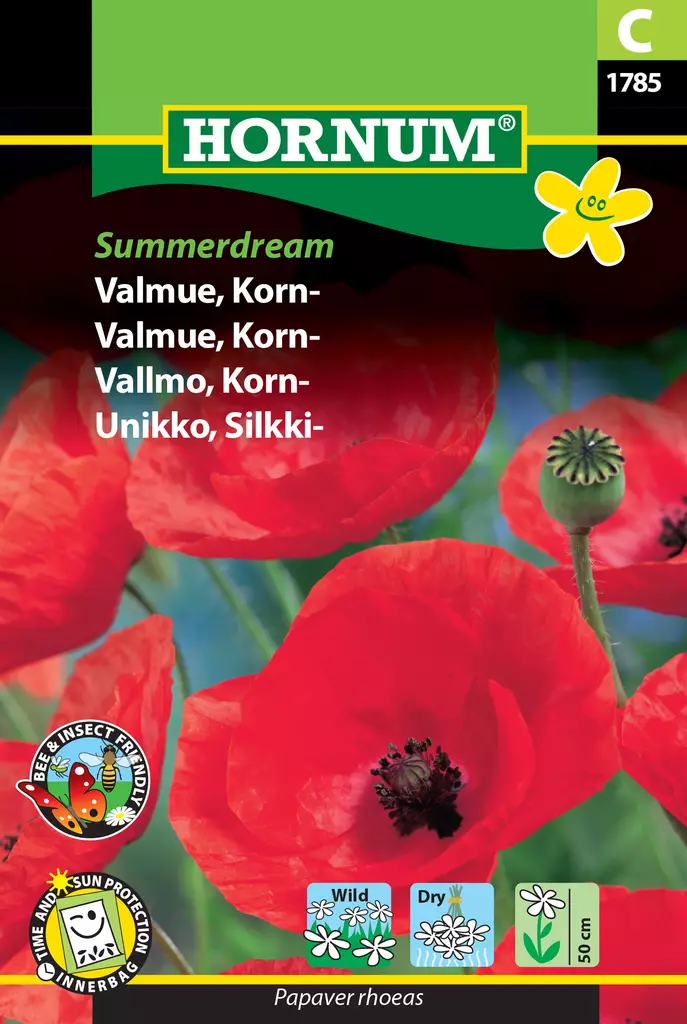 Unikko, Silkki- Summerdream - Kukkien ja koristeheinien siemenet - 5708787017857 - 0