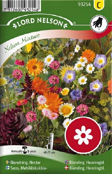 Seos, Mehiläiskukkia- - Kukkien ja koristeheinien siemenet - 7312600932548 - 1