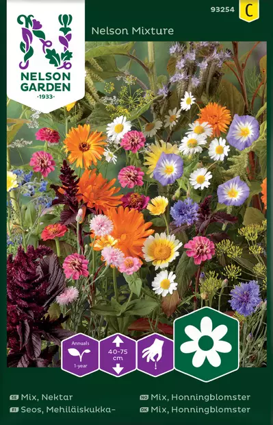 Seos, Mehiläiskukkia- - Kukkien ja koristeheinien siemenet - 7312600932548 - 0