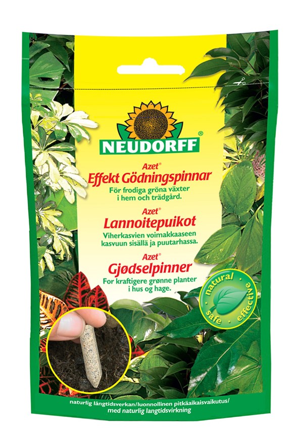 Azet Lannoitepuikko viherkasveille 40 kp - Puutarhalannoitteet ja kalkit - 4005240165478 - 1