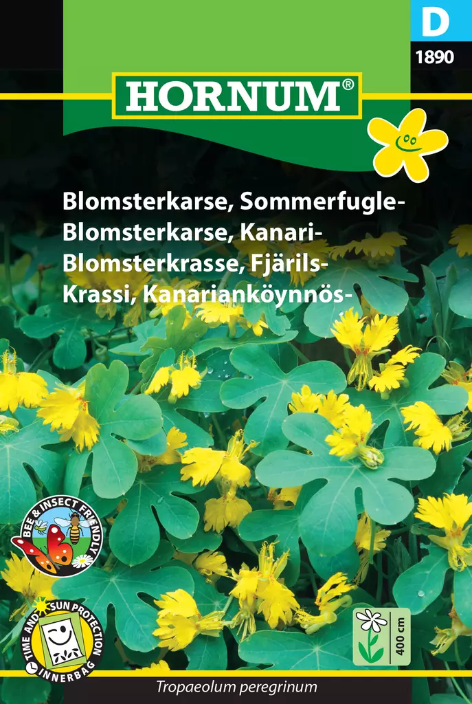Krassi, Kanarianköynnös- - Kukkien ja koristeheinien siemenet - 5708787018908 - 0