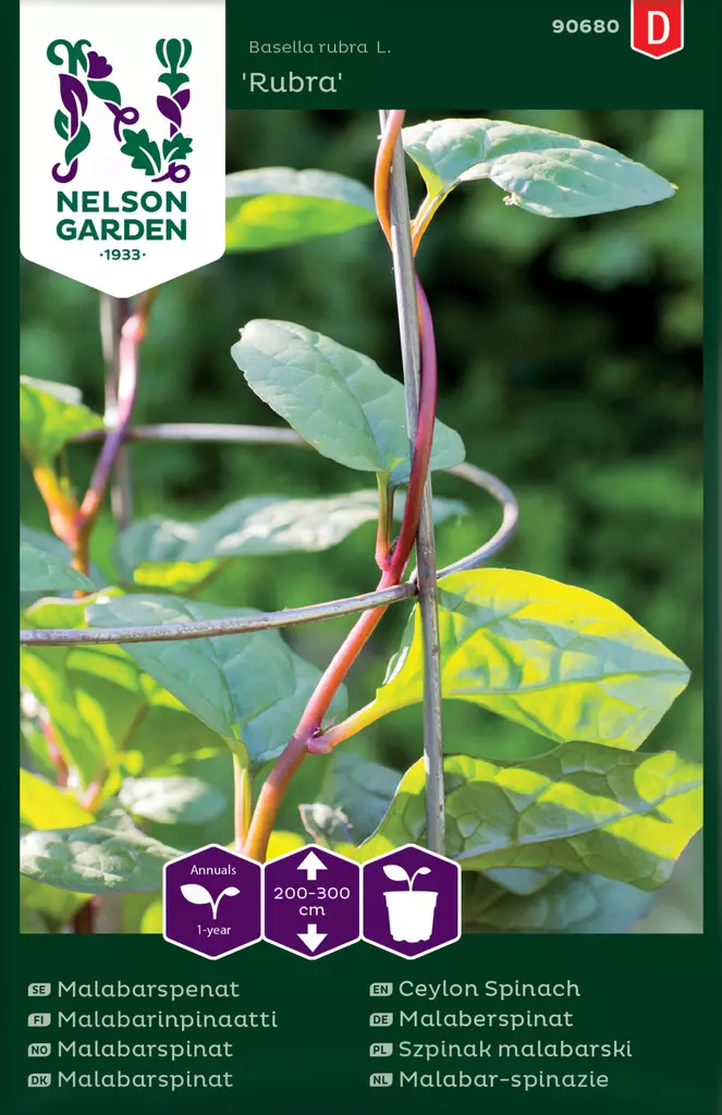 Malabarinpinaatti - Vihannesten ja yrttien siemenet - 7312600906808 - 0