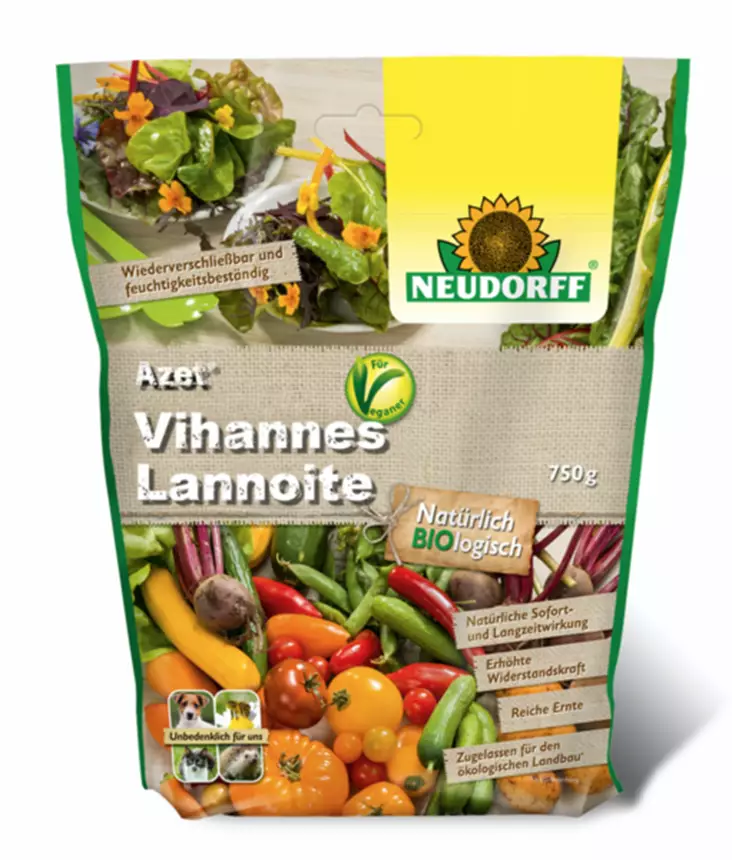 Neudorff Bio-Vihanneslannoite 750 g - Puutarhalannoitteet ja kalkit - 4005240012208 - 1