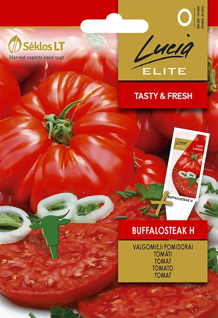 TOMAATTI ELITE BUFFALOSTEAK H - Vihannesten ja yrttien siemenet - 4770168134348 - 0