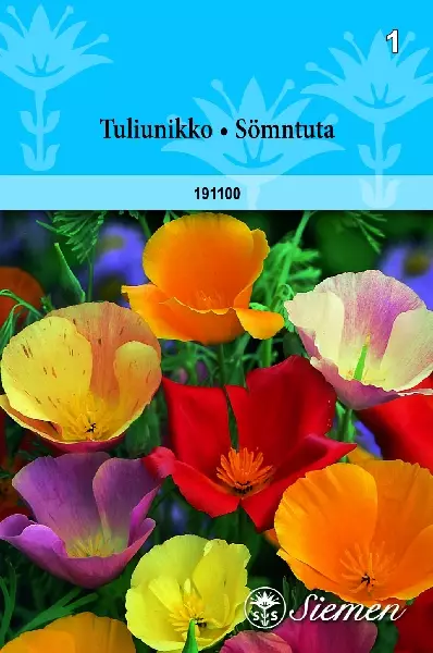 Kaliforniantuliunikko sekoite - Kukkien ja koristeheinien siemenet - 6415151911008 - 1