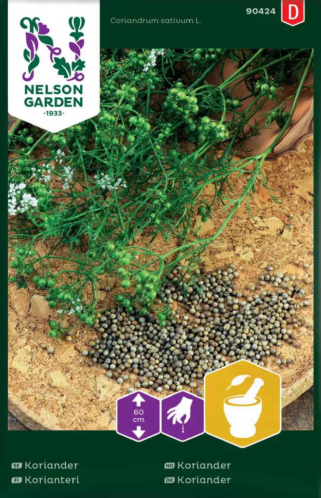 Korianteri - Vihannesten ja yrttien siemenet - 7312600904248 - 0