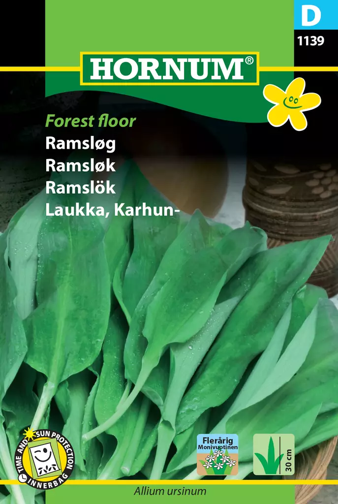 Laukka, Karhun- Forest floor - Vihannesten ja yrttien siemenet - 5708787011398 - 0