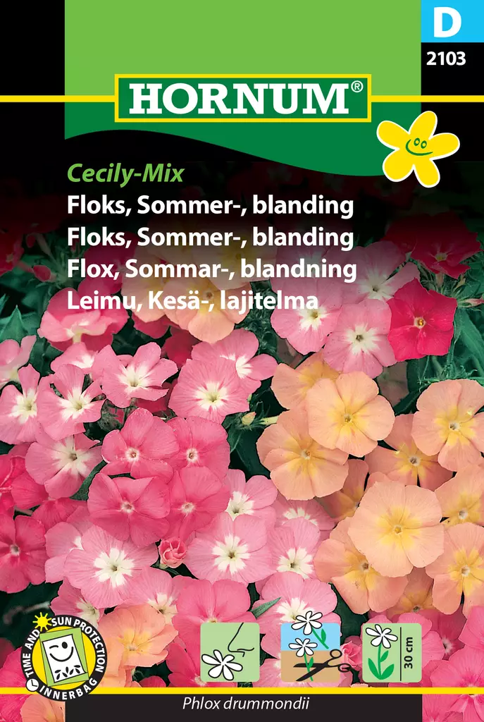 Leimu, Kesä-, lajitelma Cecily-Mix - Kukkien ja koristeheinien siemenet - 5708787021038 - 0