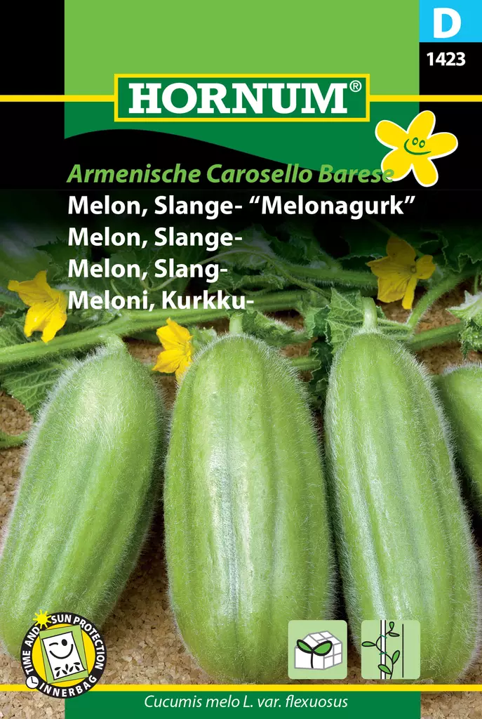 Meloni, Kurkku- Armenische Carosello Bar - Vihannesten ja yrttien siemenet - 5708787014238 - 0