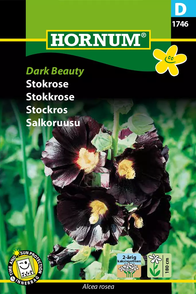 Salkoruusu Dark Beauty - Kukkien ja koristeheinien siemenet - 5708787017468 - 0