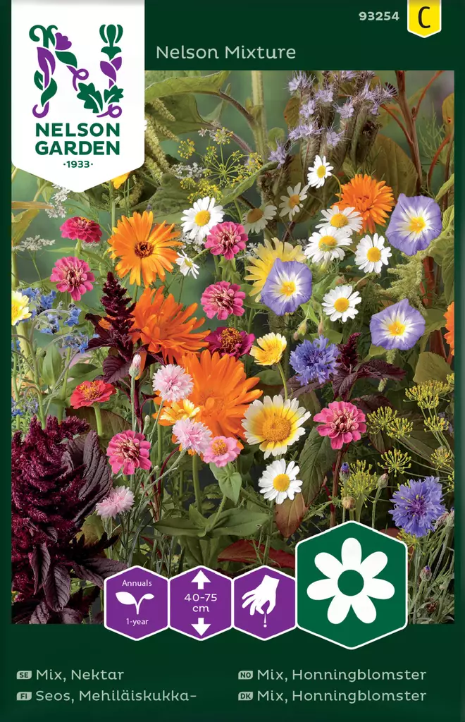 Seos, Mehiläiskukkia- - Kukkien ja koristeheinien siemenet - 7312600932548 - 0
