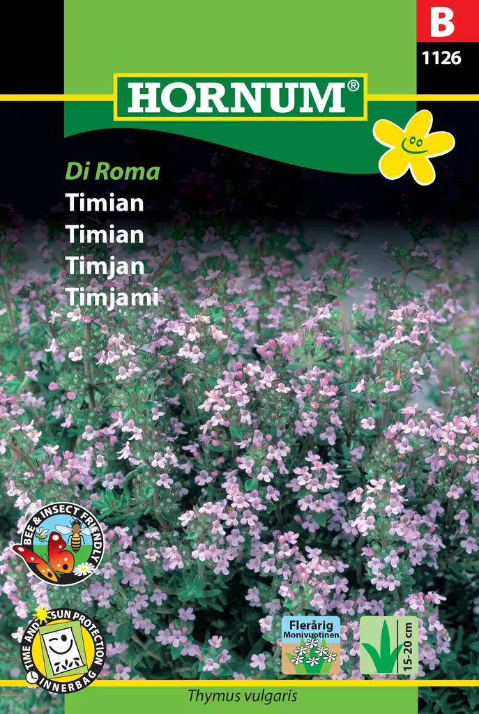 Timjami Di Roma - Vihannesten ja yrttien siemenet - 5708787011268 - 0