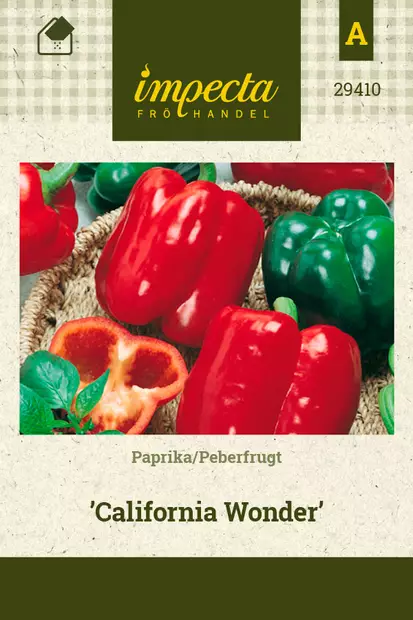 Chilipaprika California Wonder - Vihannesten ja yrttien siemenet - 7332756294109 - 0