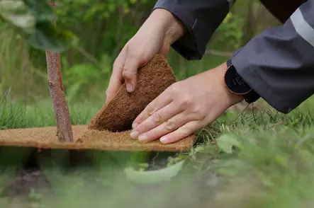 Rikkaruohonsuoja kookoskuitu ø87 cm - Puutarhatarvikkeet - 7312600075009 - 2